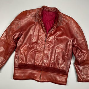 1980s Gianni Versace Leather Jacket - Etsy