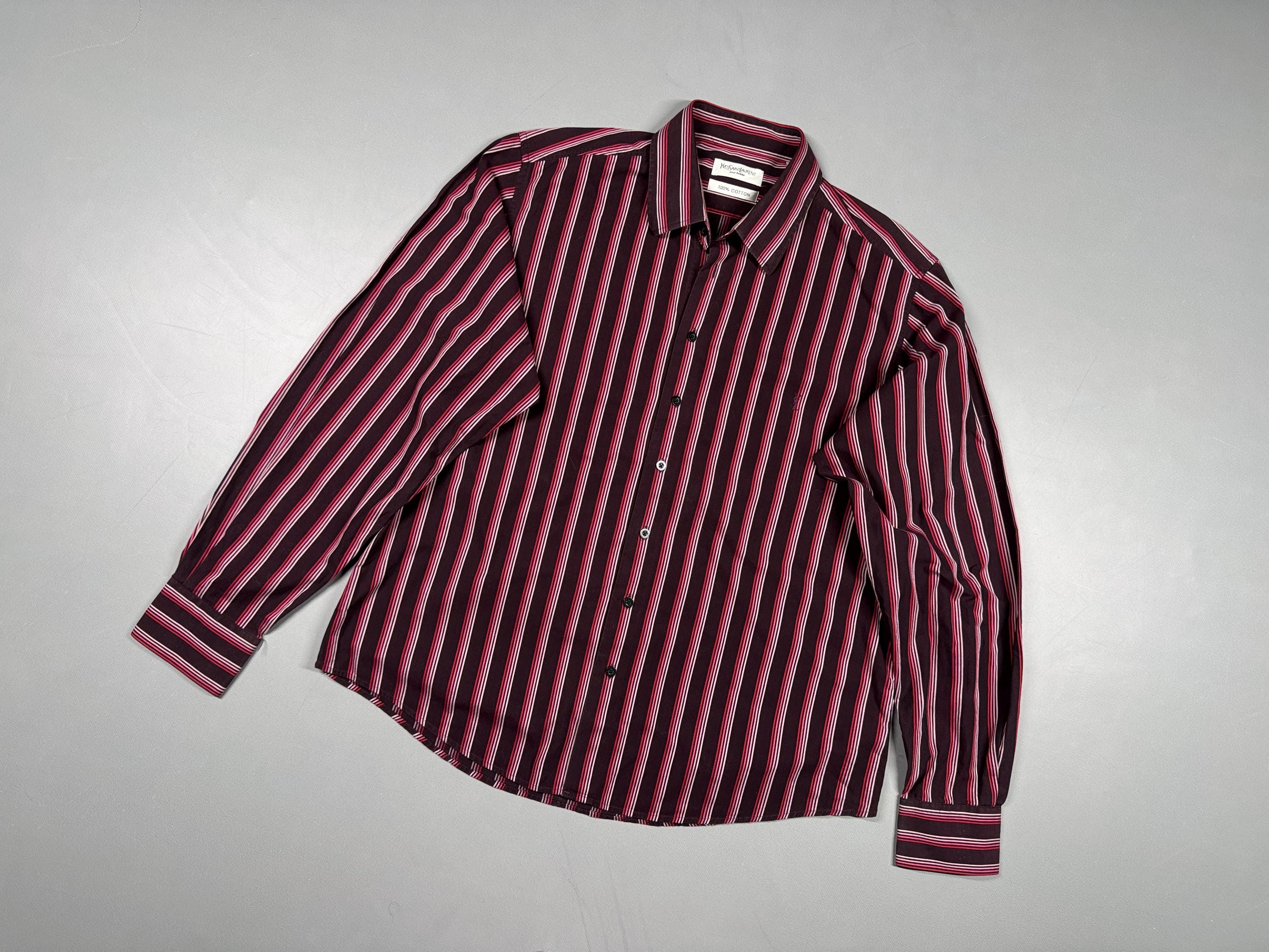 Saint Laurent Vintage Stripe Shirt - Etsy