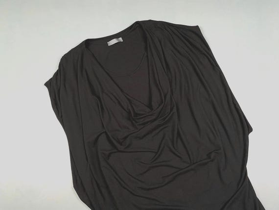 McQ, McQ Alexander McQueen Cowlneck Sleeveless Dress Black size L