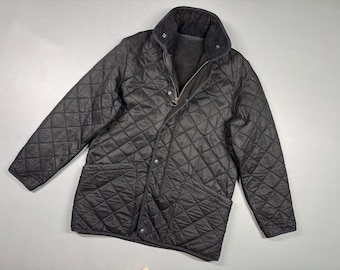 Barbour A205 Border Wax Jacket Navy C42 Vintage 1991 - Etsy