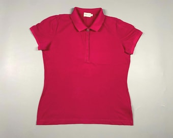 Women's Moncler Classic Polo Shirt Purple size M