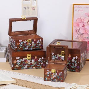 Eras Tour 木製記念品ボックス、ジュエリーボックス、CD収納ボックス、インスピレーションあふれるギフト、バレンタインデーギフト