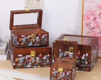 Caja de recuerdos de madera Eras Tour, joyero, caja para guardar CD, regalo inspirador, regalo de San Valentín