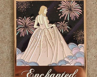 Enchanted Enamel Metal Inspiration Brooch Pin Fridge Magnet Limited Edition