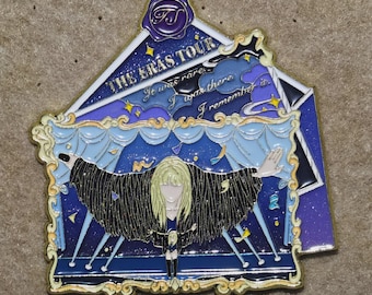 Take A Bow Gillter Enamel Metal Inspiration Brooch Pin Fridge Magnet Limited Edition