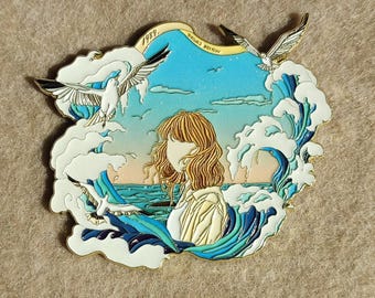Song of the Sea Enamel Metal Inspiration Brooch Pin Fridge Magnet Limited Edition Luminous Pin