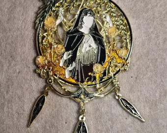 Willow Dreamcatcher Enamel Metal Inspiration Brooch Pin Fridge Magnet Limited Edition