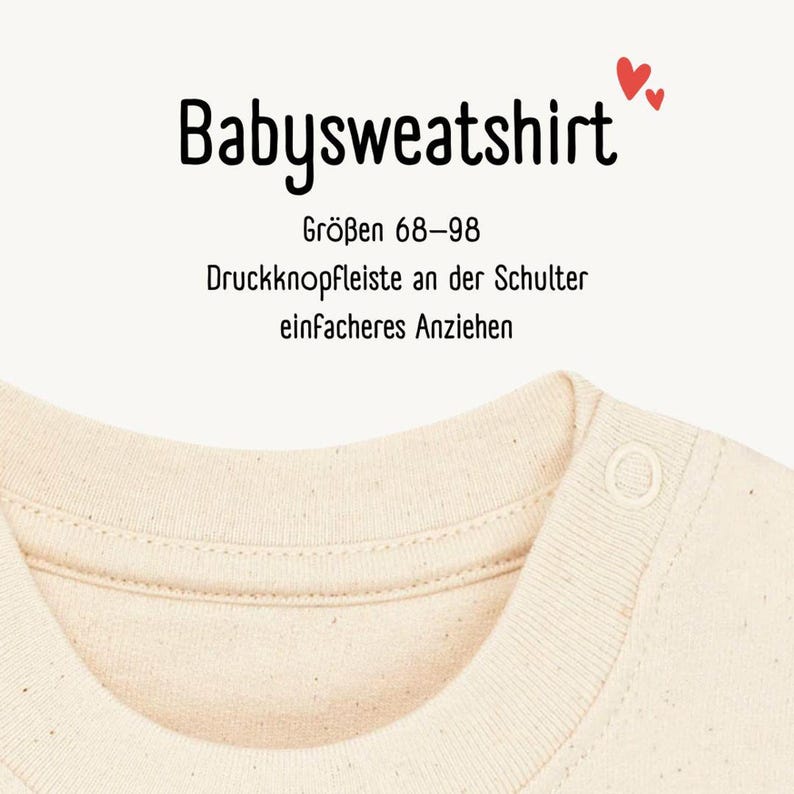 Partnerlook Bio Sweatshirt "Ma Cherie" - Oversized Matching Set Mama Kind -Family Outfit Backprint - Nachhaltiges Geschenk Mutter und Baby