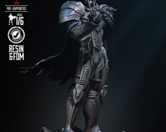 Señor de la guerra kryptoniano – Estatua STL del Conquistador Oscuro