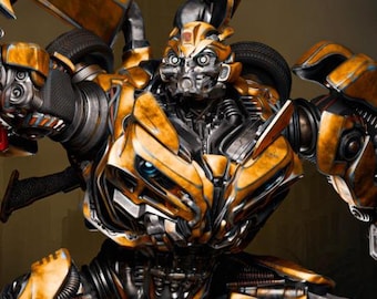 Yellow Mecha Guardian – Robot STL File