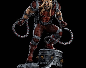 Guerreiro Mutante Carmesim – Modelo STL para Impressão 3D