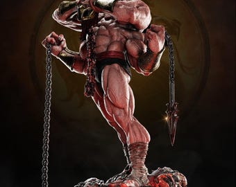 Gladiador de cuatro brazos – Guerrero imprimible en 3D STL