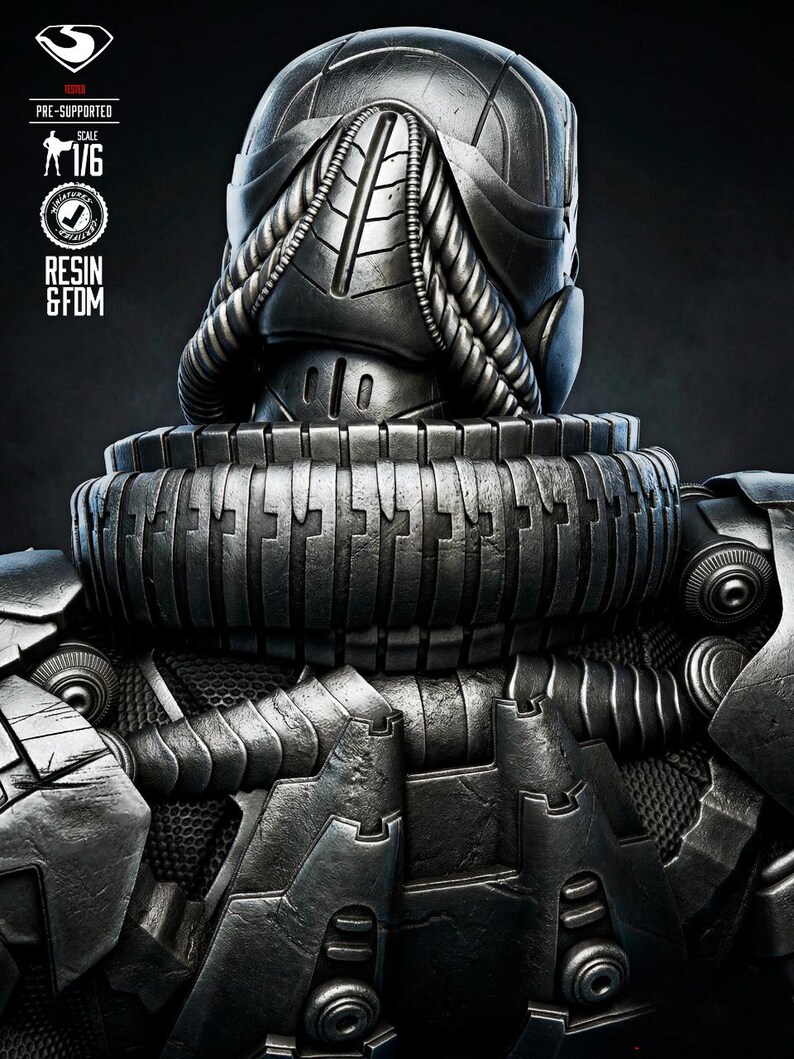 Alien Conqueror Commander STL Statue - Etsy