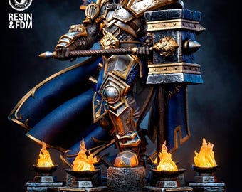 Runeblade Death King STL Statue