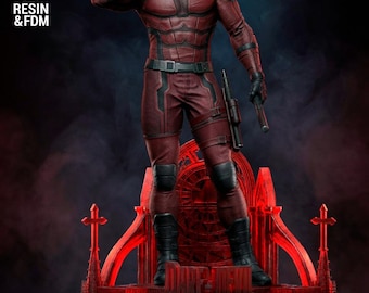 Urban Blind Justice Fighter STL Statue