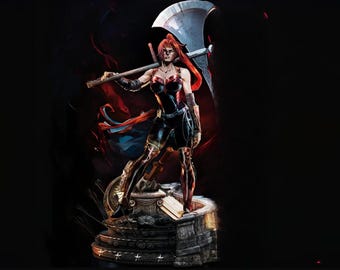 Moon Huntress STL Statue – Digital download