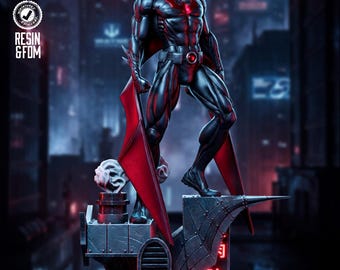 The Futuristic Shadow Guardian – Neon Night Sentinel STL Statue