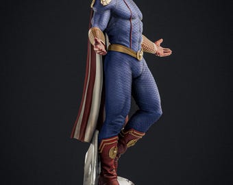 Cape Dominator Superhuman STL Statue