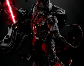 Dark Space Knight 3D Print - Halloween Sci-fi STL File