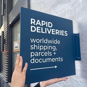 Custom blade sign, Storefront sign, Salon Sign, Double sided sign, Hanging signs, Shop sign, Custom Logo Sign, Personalized Business Sign