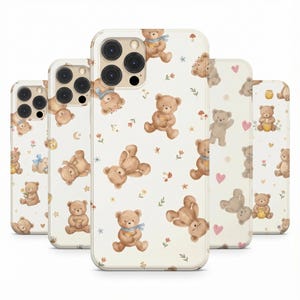 Teddy Bear Phone Case, Honey Bee, Woodland iPhone & Samsung