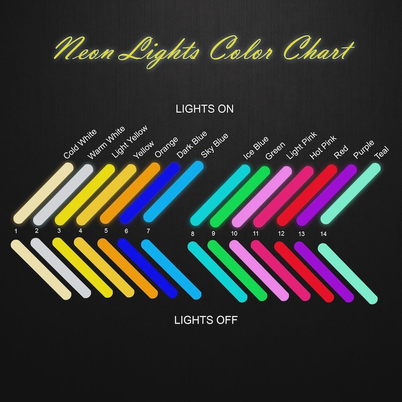 Custom Neon Signs, Neon Sign Custom, New Year Sign, Holiday Sign, Neon ...