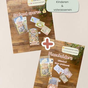 Cash Stuffing Placeholder Money Printable | Kids & Adults Bundle | Budget Binder Money Cards | Savings Challenge | Digital Download