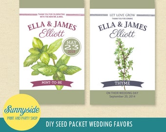 Seed Packet Wedding Favor - Etsy