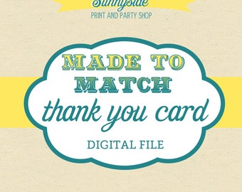 Made to Match - Digitale Dankeskarte