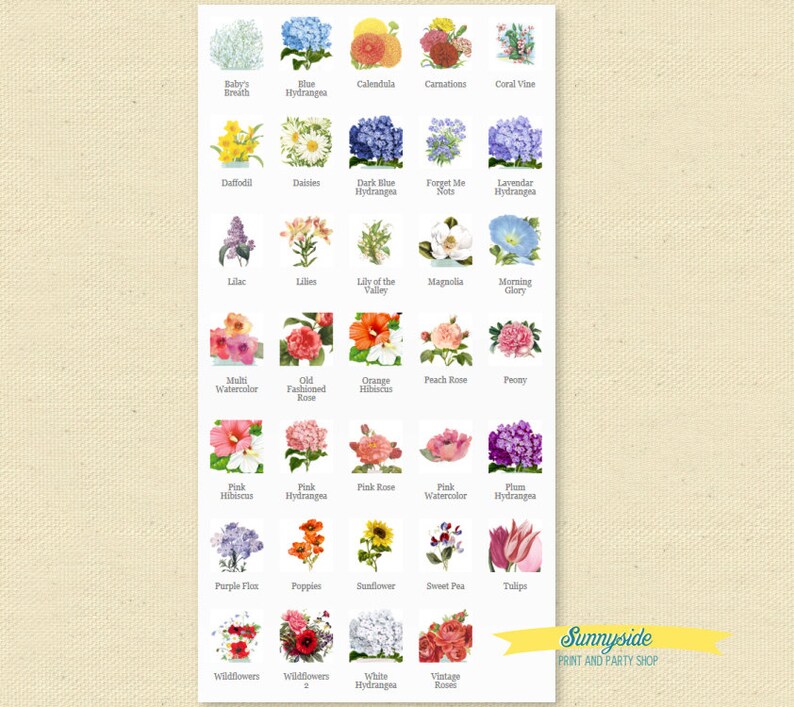 CUSTOM Printable Seed Packet Favor DIY Wedding / Bridal Shower / Baby Seed Favor image 4