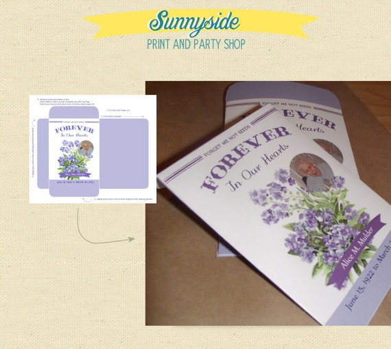 Classic Memorial Forget-Me-Not Seed Packets with Photograph – Gloria's  Garden