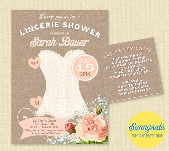 sexy lingerie shower Lingerie Bridal Shower Gift Ideas