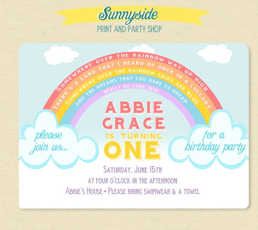 Printable Invite Drive By Baby Sprinkle Invitation Rainbow Baby Shower