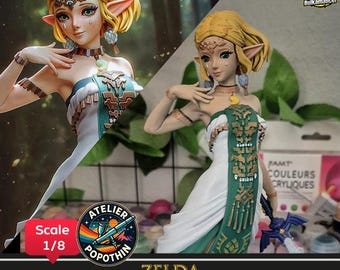 Zelda - Tears of the Kingdom | Airbrush and brush painted figurine