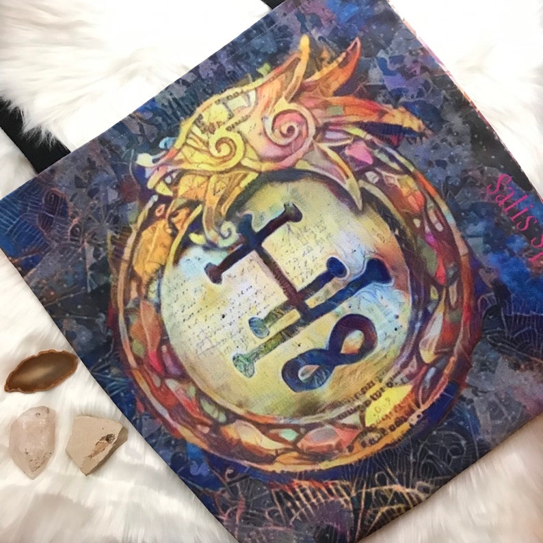 The Protector Raven Crow Salis Spiritus Tote Bag