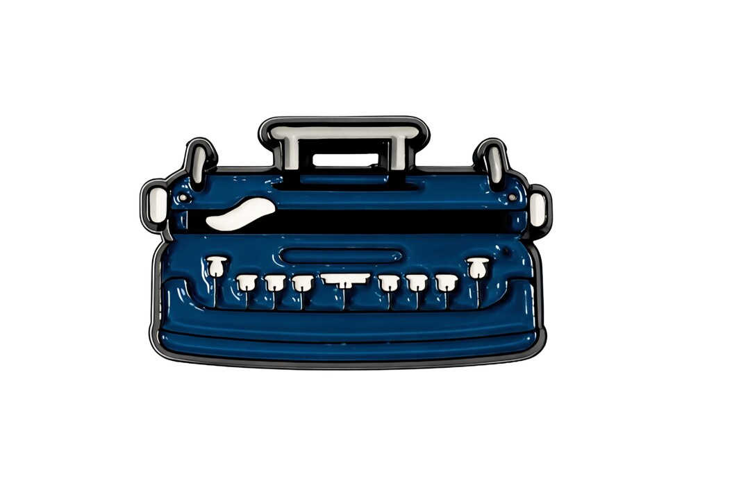 Perkins Braille Typewriter Enamel Pin Badge - Etsy UK