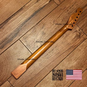 Guitar Closet Roasted Maple Fretboard Guitar Neck for Tele Telecaster fits Fender Allparts & Warmoth bodies 0TMM image 4