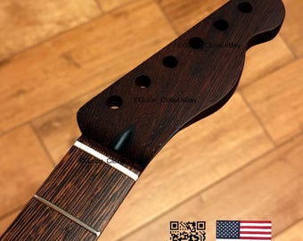 Guitar Closet Wenge Guitar Neck for Tele Telecastwr fits Fender Allparts & Warmoth bodies WTA