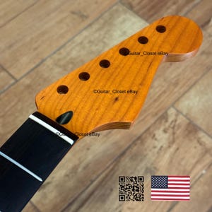 Gitarrenschrank Roasted Maple Palisander Griffbrett E-Gitarrenhals passend für Fender Allparts & Warmoth Bodys SR02NN