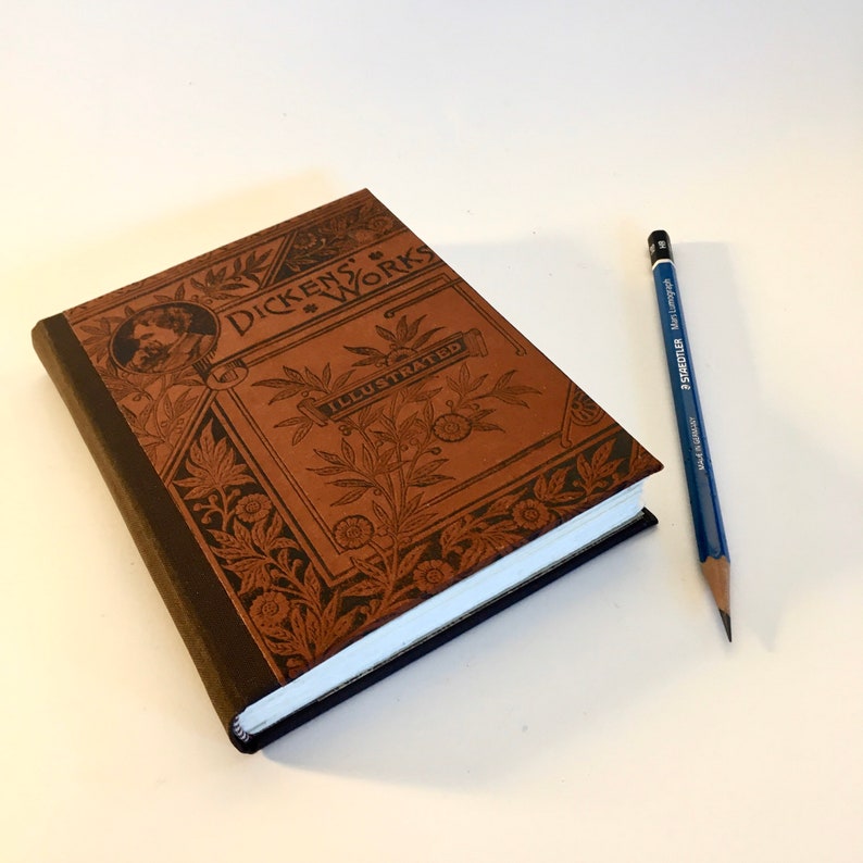 Sketchbook / Notebook made with new and vintage materials. Etsy