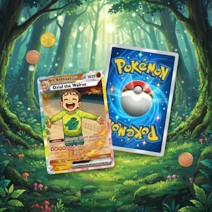 Pokemone Engagement Card - Etsy
