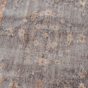 4x7 Vintage Rug, Turkish Rug, Floral Rug, Carpet Rug, Anatolian Rug, Bedroom Rug, Office Rug, Oushak Rug, Traditional Rug, 3&#39;5 x 7&#39;1