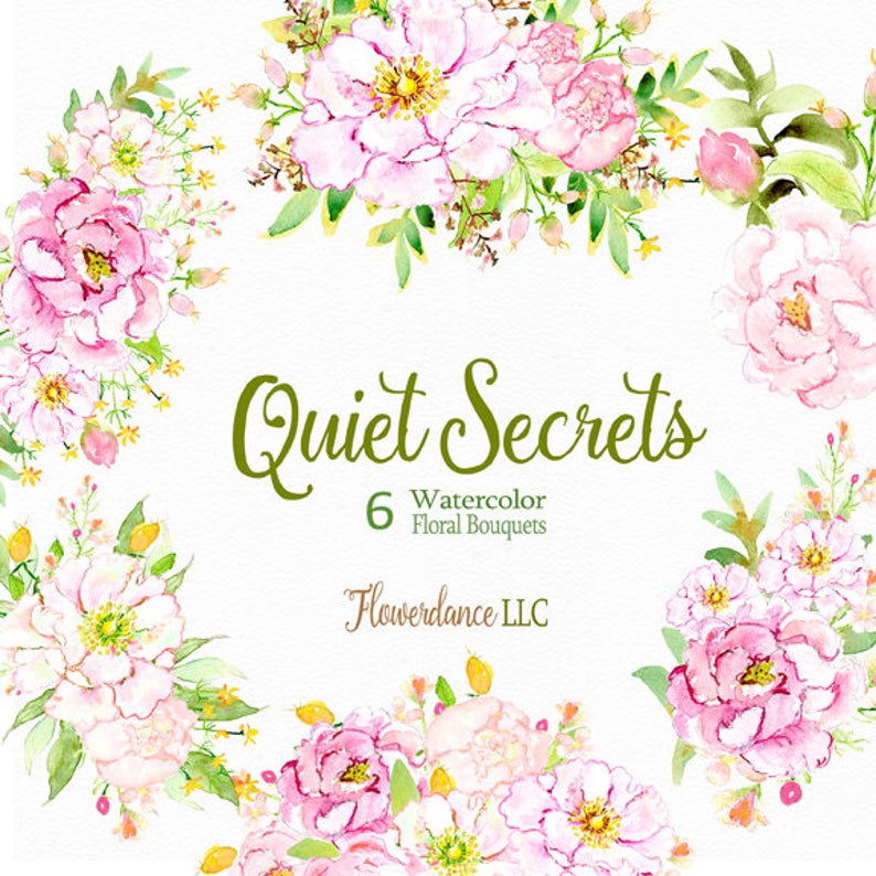 Dusty Cream wedding Spring buds floral arrangement Flowers in Transparent PNG Pink Peony Bouquet Watercolor Clipart in Blush