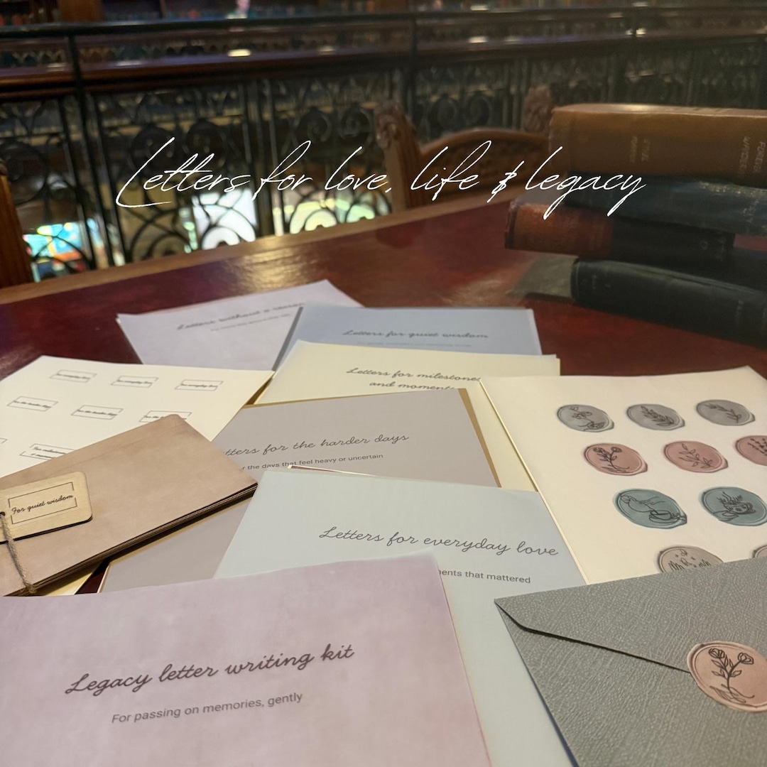 Legacy Letter Writing Kit Printable | Memory Keeping Prompts | Keepsake ...