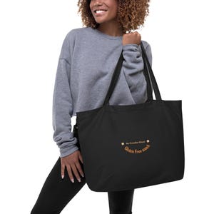 No Crumbs Given Large organic tote bag