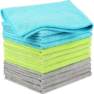 Microfiber Cleaning Cloth for Car Kitchen Glass – Reusable Super Absorbent Towel