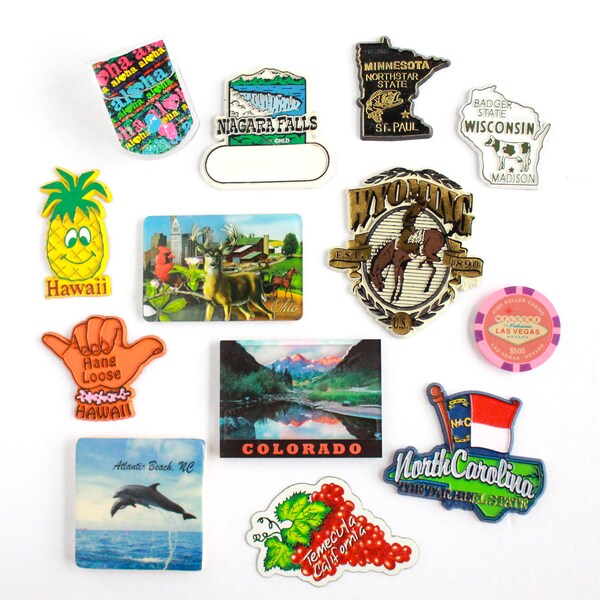 State Magnets, Hawaii Magnet, Vegas Magnet, Colorado Magnet, Carolina Magnet, Wyoming Magnet, Ohio Magnet, Wisconsin Magnet Minnesota Magnet