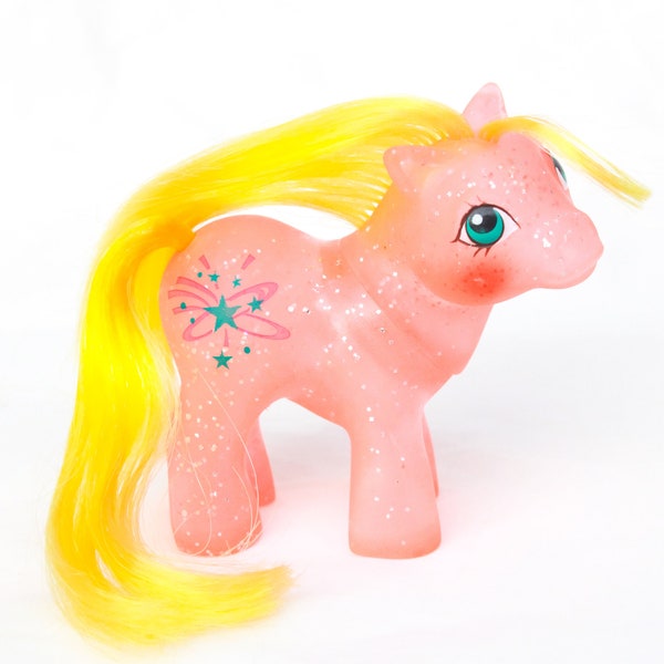 Vintage My Little Pony Baby Starflower Pink Sparkly My Little Pony, Baby Sparkle Ponies, Baby Sparkle Pony, Baby Sparkle My Little Pony Pink