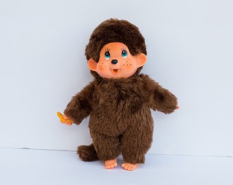 1970 stuffed monkey with banana