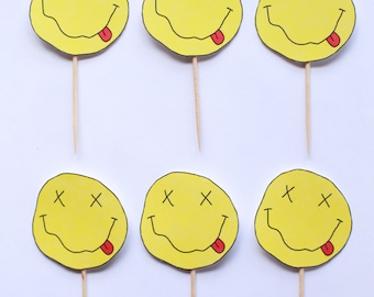 Nirvana Cake Toppers - Set of 6
